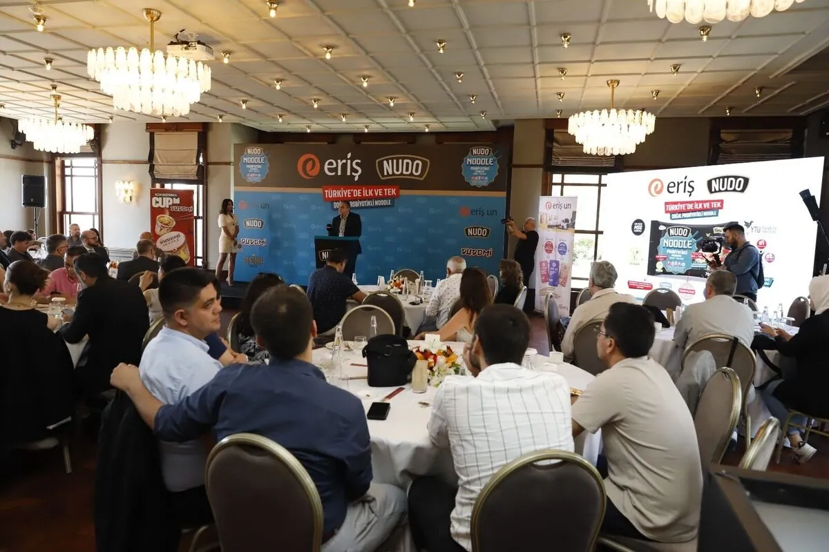 Eriş, Türkiye'nin vitamin destekli ilk probiyotikli noodle’ını üretti — görsel 2